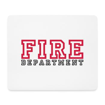 FIRE lettering Department - Mouse Pad (horizontal) - white - Front