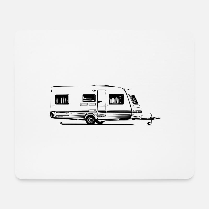 caravan - Mouse Pad (horizontal) - white