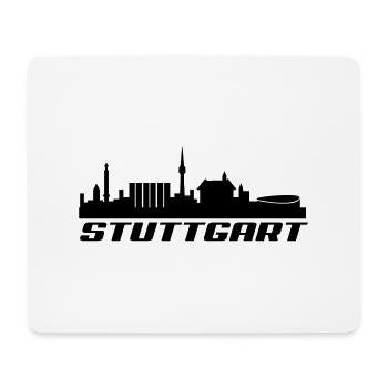 stuttgart2 - Mousepad (Querformat) - Weiß - Vorne