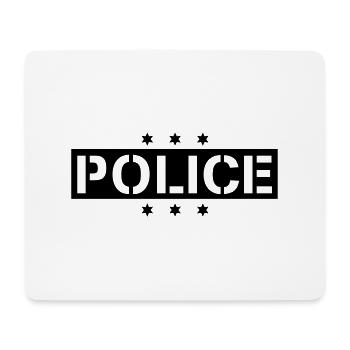 police_f1 - Mouse Pad (horizontal) - white - Front