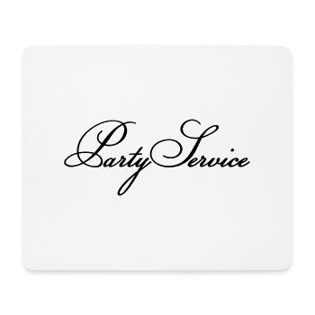 Partyservice / Party service (1c) - Mousepad (Querformat) - Weiß - Vorne