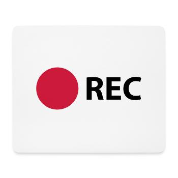 RECORD - Mouse Pad (horizontal) - white - Front