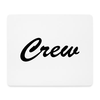 crew - Tapis de souris (format paysage) - blanc - Devant