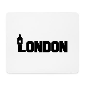 london - Mousepad (Querformat) - Weiß - Vorne