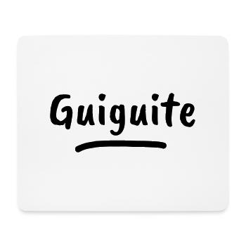Guiguite - Tapis de souris (format paysage) - blanc - Devant