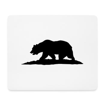 California - Mousepad (Querformat) - Weiß - Vorne