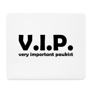 paukist - Mousepad (Querformat) - Weiß - Vorne