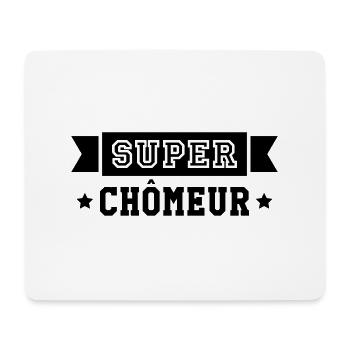 Chômeur / Travail / Chômage / Chomeuse / Emploi - Tapis de souris (format paysage) - blanc - Devant