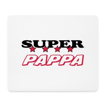 Super pappa - Mouse Pad (horizontal) - white - Front