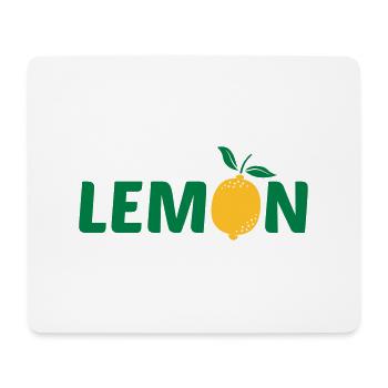 Logo Design LEMON - Mouse Pad (horizontal) - white - Front