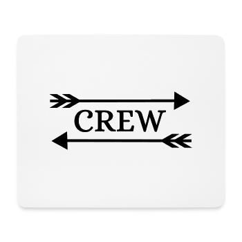 crew_arrow2 - Mousepad (Querformat) - Weiß - Vorne