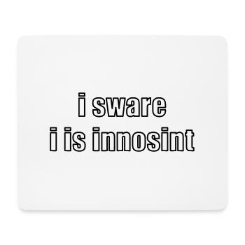 innosint - Tapis de souris (format paysage) - blanc - Devant