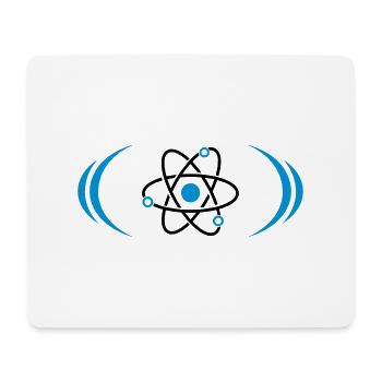Atom symbol radioactive - Mouse Pad (horizontal) - white - Front