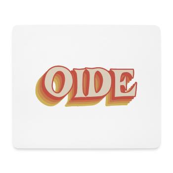 Retro Viennese Oide dialect Austria saying - Mouse Pad (horizontal) - white - Front