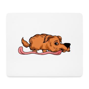 Lustige Hunde 10 - Mousepad (Querformat) - Weiß - Vorne