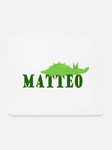 Matteo - Mousepad (Querformat) - Weiß