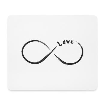 Infinity Love - Mouse Pad (horizontal) - white - Front