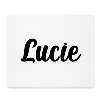 Lucie - Mousepad (Querformat) - Weiß - Vorne