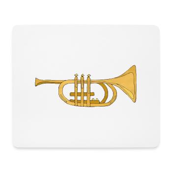 Musikinstrument - Mousepad (Querformat) - Weiß - Vorne