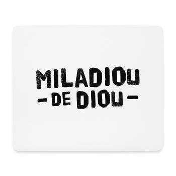 MILADIOU DE DIOU Aveyron - Tapis de souris (format paysage) - blanc - Devant