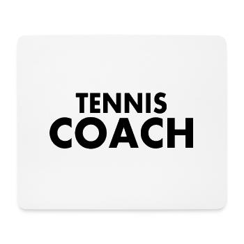 Tennis coach - Tapis de souris (format paysage) - blanc - Devant