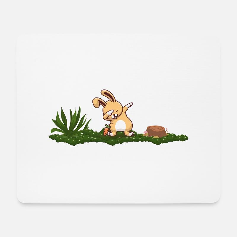 Hare - Mouse Pad (horizontal) - white