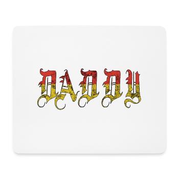 Dad dad dad retro vintage tatto - Mouse Pad (horizontal) - white - Front