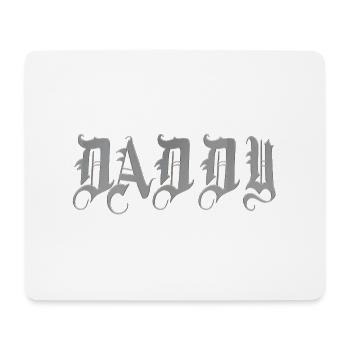 Dad dad dad retro vintage tatto - Mouse Pad (horizontal) - white - Front
