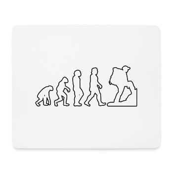 Wandern Bouldern Berge Bergsteigen Berg Klettern - Mousepad (Querformat) - Weiß - Vorne