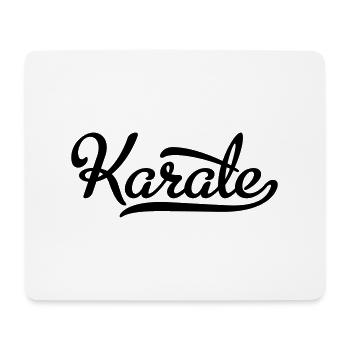 Karate - Mousepad (Querformat) - Weiß - Vorne