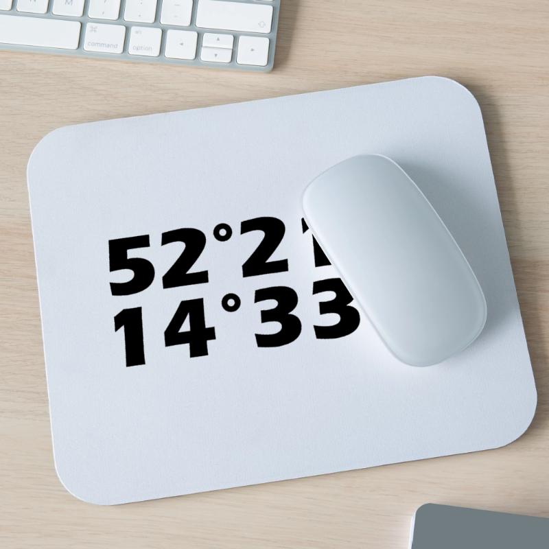 Frankfurt (Oder) coordinates Mouse Pad (horizontal)