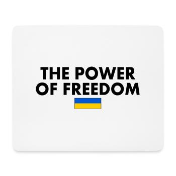 The power of freedom - Mouse Pad (horizontal) - white - Front