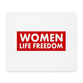 Women life freedom - Tapis de souris (format paysage) - blanc - Devant