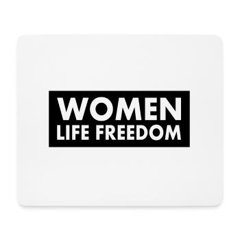 Women life freedom - Tapis de souris (format paysage) - blanc - Devant