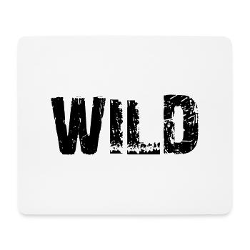 Wild - Tapis de souris (format paysage) - blanc - Devant