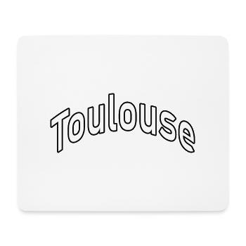 Toulouse - Tapis de souris (format paysage) - blanc - Devant