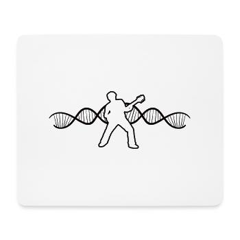 Gitarrist Musik Gitarristin Musiker Gitarre Band - Mousepad (Querformat) - Weiß - Vorne