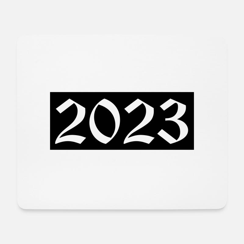 2023 - Mousepad (Querformat) - Weiß