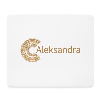Für Aleksandra - Mousepad (Querformat) - Weiß - Vorne
