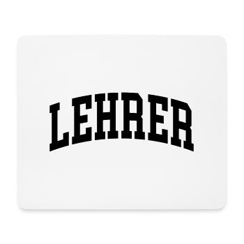 Lehrer - Mousepad (Querformat) - Weiß - Vorne