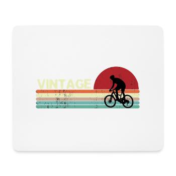 Vintage Geburtstag Retro Sonnenuntergang Design - Mousepad (Querformat) - Weiß - Vorne