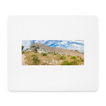 The Wall of Oštrica (Bedem Grebastica) Croatia - Mouse Pad (horizontal) - white - Front