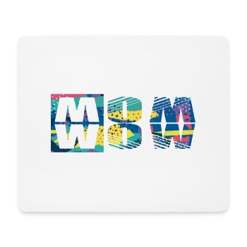 Mama Mom Wow Mothers Day Funny Cute Family Mother - Mouse Pad (horizontal) - white - Front