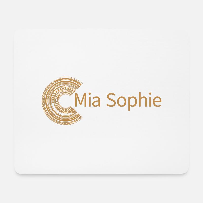 Für Mia Sophie - Mousepad (Querformat) - Weiß