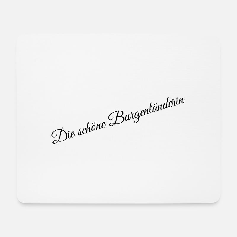 Die schöne Burgenländerin - Mousepad (Querformat) - Weiß