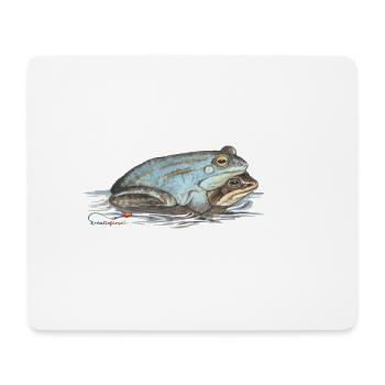 Moorfrosch - Mousepad (Querformat) - Weiß - Vorne