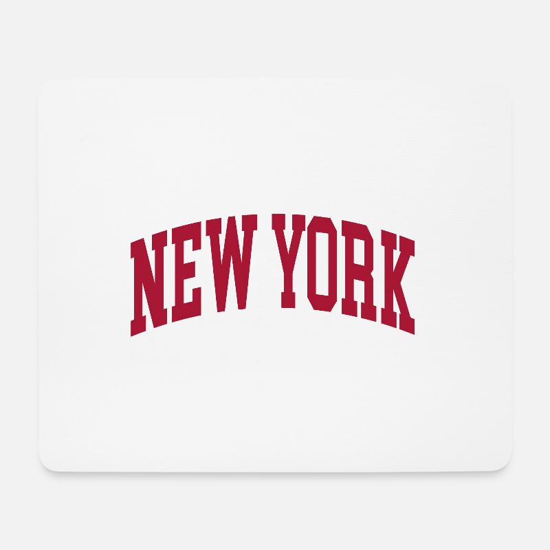 New York - Tapis de souris (format paysage) - blanc