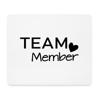 Team Member - Mouse Pad (horizontal) - white - Front