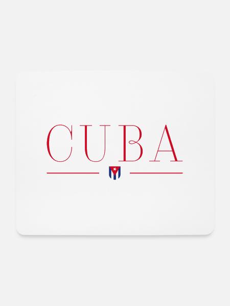Ich liebe Kuba - Mousepad (Querformat) - Weiß