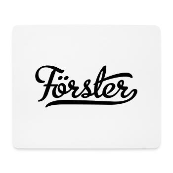 Förster - Mousepad (Querformat) - Weiß - Vorne